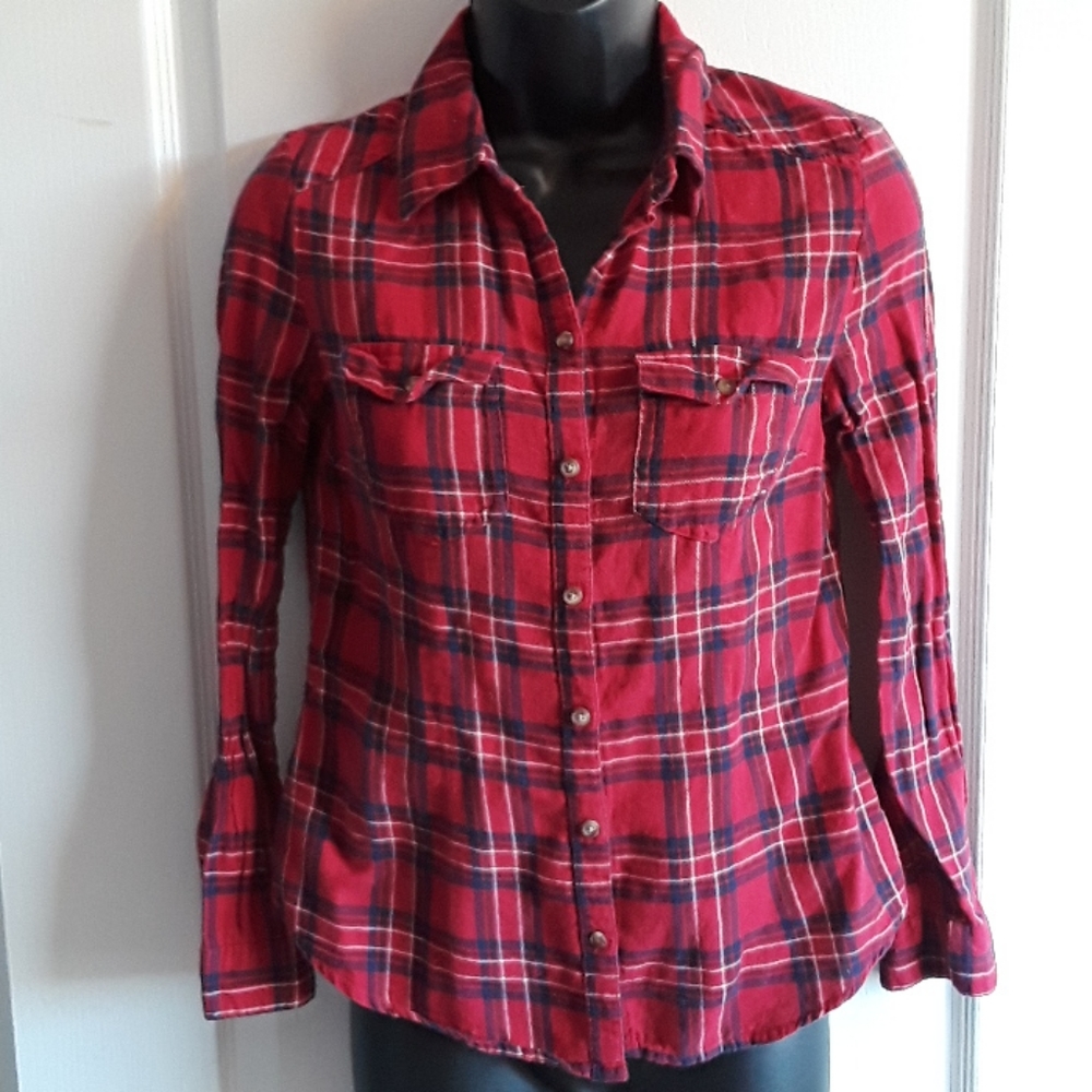 ♥️Y2K VINTAGE♥️ Plaid Shirt